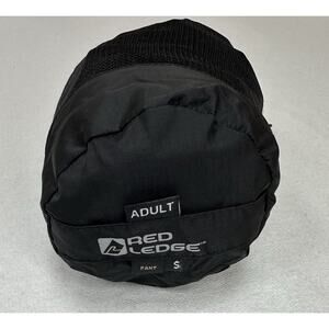 Red Ledge Unisex Full-Zip Pant Full Side Zip Rain Pant S BLACK Gorpcore NWOT